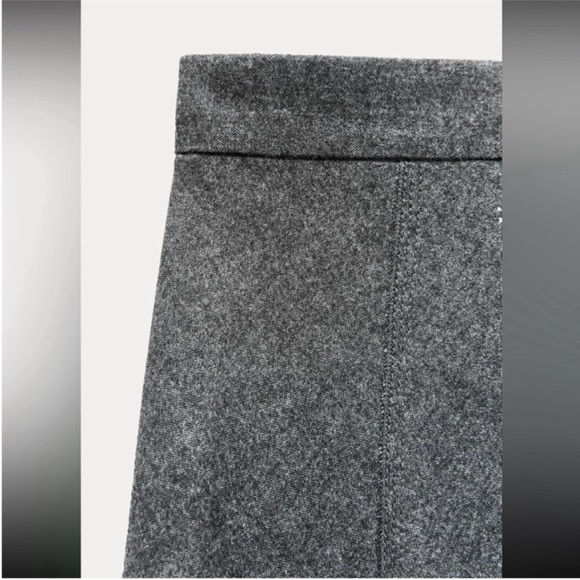 Zara, Gray marl, WOOL BLEND CAPE SKIRT ZW COLLECTION, Medium - Picture 9 of 10
